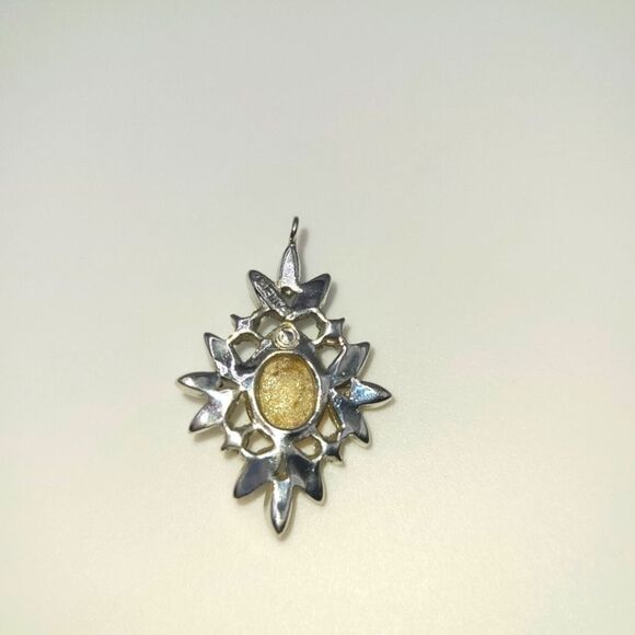 Panetta Vintage Silver And Opal Pendant - Picture 3 of 6